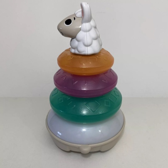 Fisher-Price Linkimals Lights & Colors Llama Multicolor Musical Stacking Toy HTF - Picture 11 of 16